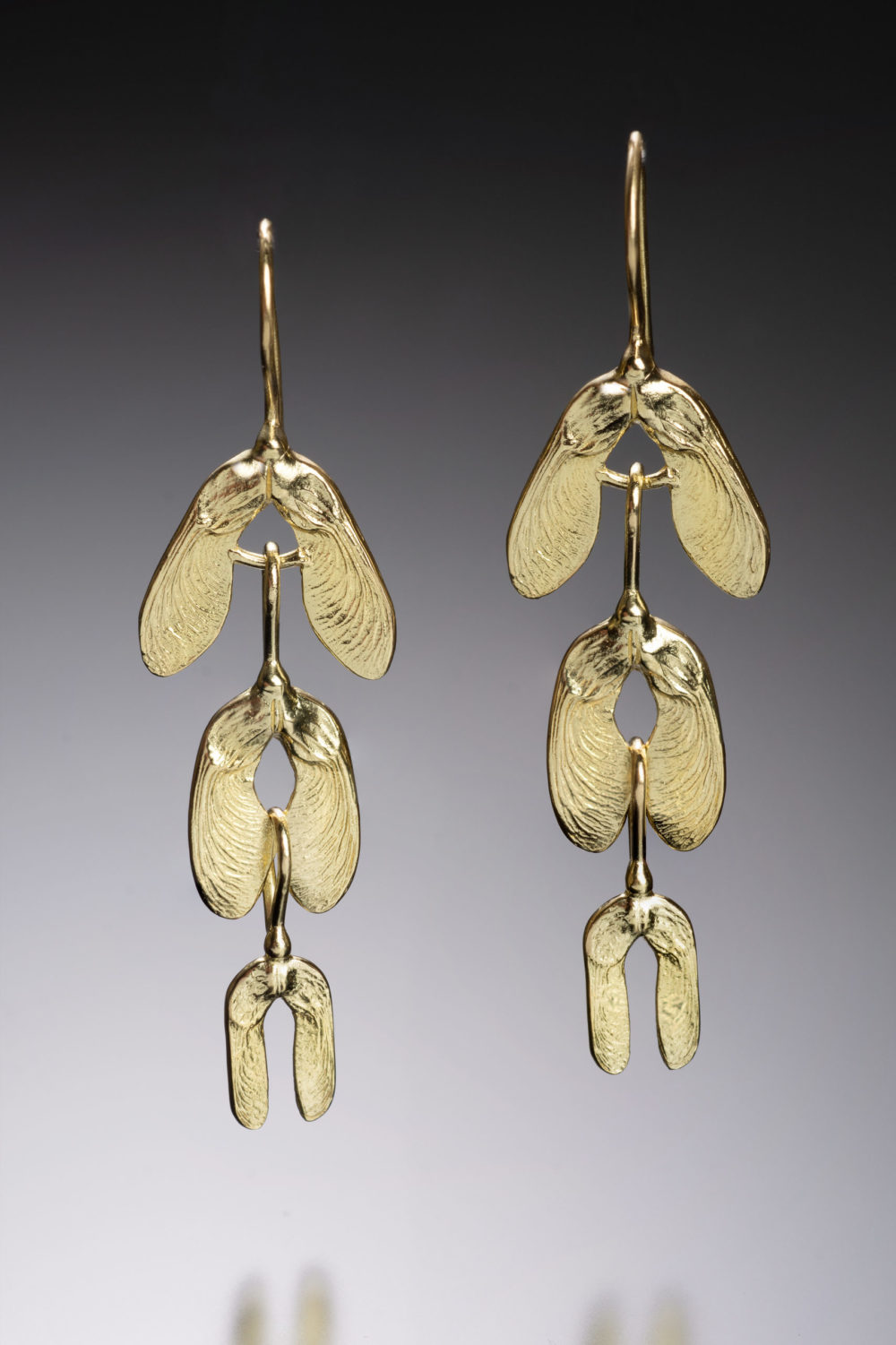 NISA Jewelry Samara Cascade Earrings, gold