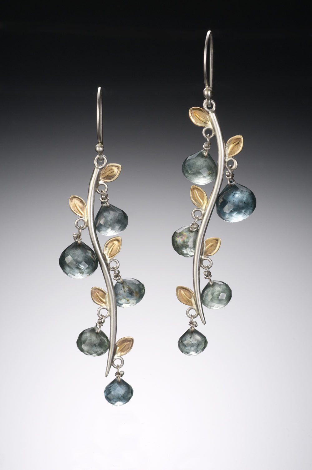 NISA Jewelry Saltwater Leaf Earrings